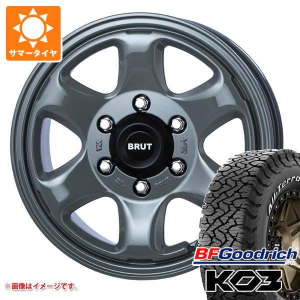 【タイヤ交換対象】ランドクルーザー300用 サマータイヤ BFグッドリッチ オールテレーンT/A KO3 LT265/70R17 118/115S ホワイトレター ブルート BR-44 7.5-17 タイヤホイール4本セット