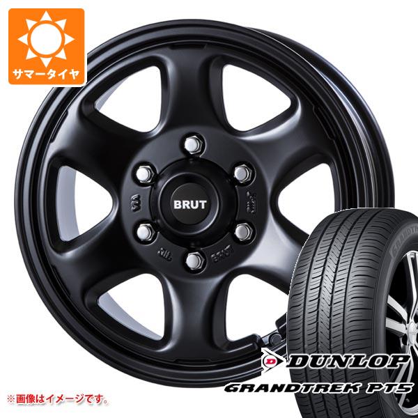 Rakuten - 【タイヤ交換対象】ランドクルーザー300用 サマータイヤ ダンロップ グラントレック PT5 265/70R17 115S ブルート BR-44 7.5-17 タイヤホイール4本セット