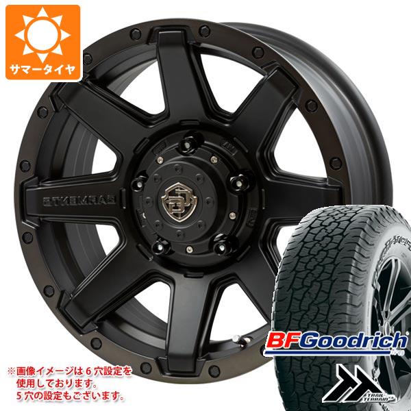 【タイヤ交換対象】エクリプスクロス GK系用 サマータイヤ BFグッドリッチ トレールテレーンT/A 235/65R17 108T XL アウトラインホワイトレター クロスオーバーガーメンツ スタイルU 7.0-17 タイヤホイール4本セット