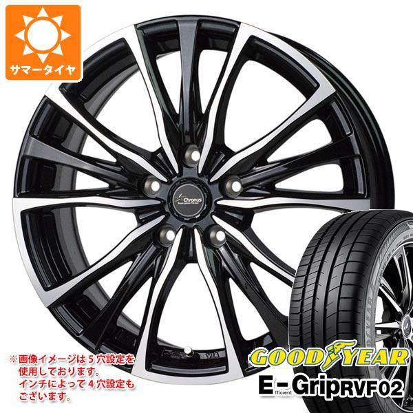 【タイヤ交換対象】サマータイヤ 155/65R13 73H グッドイヤー エフィシエントグリップ RVF02 クロノス CH-110 4.0-13 タイヤホイール4本セット