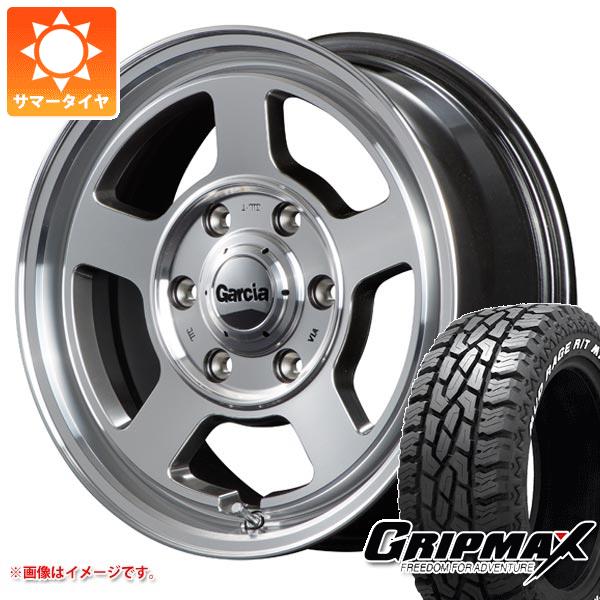 【タイヤ交換対象】ハイエース 200系用 サマータイヤ グリップマックス マッドレイジ R/T MAX LT215/70R16 100/97R ホワイトレター ガルシア シカゴ5 6.5-16 タイヤホイール4本セット