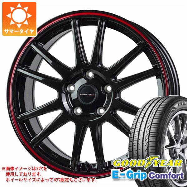 【タイヤ交換対象】サマータイヤ 215/40R18 89W XL グッドイヤー エフィシエントグリップコンフォート クロススピード ハイパーエディション CR6 7.5-18 タイヤホイール4本セット