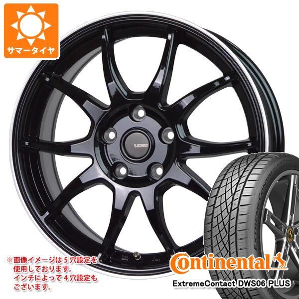 【タイヤ交換対象】サマータイヤ 215/50R17 95W XL コンチネンタル エクストリームコンタクト DWS06 プラス ジースピード P-06 7.0-17 タイヤホイール4本セット