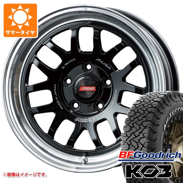【タイヤ交換対象】エクリプスクロス GK系用 サマータイヤ BFグッドリッチ オールテレーンT/A KO3 LT235/70R16 110/107S ホワイトレター レイズ エーラップ 07X 7.0-16 タイヤホイール4本セット