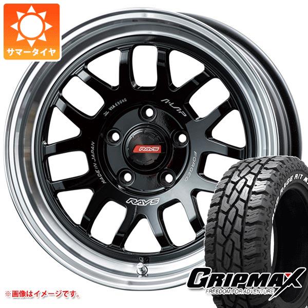【タイヤ交換対象】エクリプスクロス GK系用 サマータイヤ グリップマックス マッドレイジ R/T MAX LT215/70R16 100/97R ホワイトレター レイズ エーラップ 07X 7.0-16 タイヤホイール4本セット