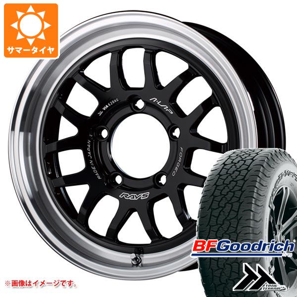 【タイヤ交換対象】スズキ ジムニーシエラ JB74W用 サマータイヤ BFグッドリッチ トレールテレーンT/A 225/60R18 100H ブラックレター レイズ エーラップ 07X 7.0-18 タイヤホイール4本セット