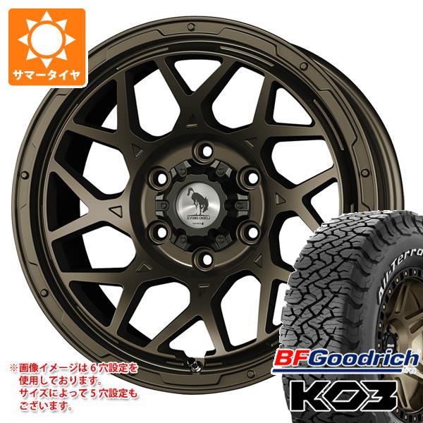 【タイヤ交換対象】エクリプスクロス GK系用 サマータイヤ BFグッドリッチ オールテレーンT/A KO3 LT235/70R16 110/107S ホワイトレター スーパースター ロディオドライブ 8M モノ 7.0-16 タイヤホイール4本セット