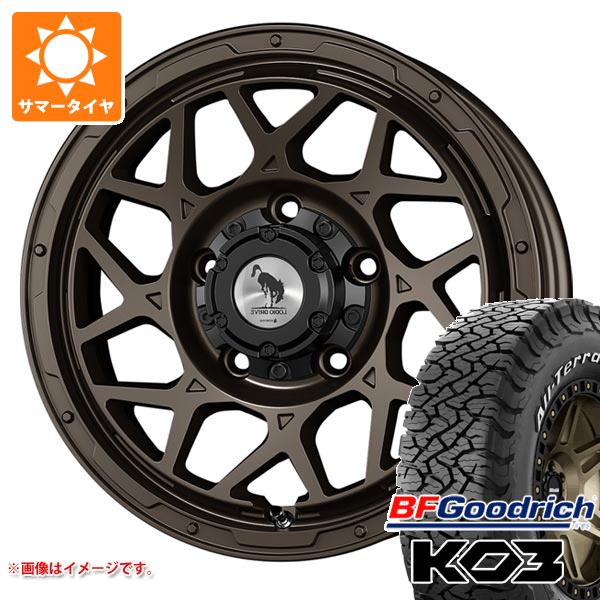 【タイヤ交換対象】スズキ ジムニーノマド JC74W用 サマータイヤ BFグッドリッチ オールテレーンT/A KO3 LT215/70R16 100/97S ホワイトレター スーパースター ロディオドライブ 8M モノ 6.0-16 タイヤホイール4本セット