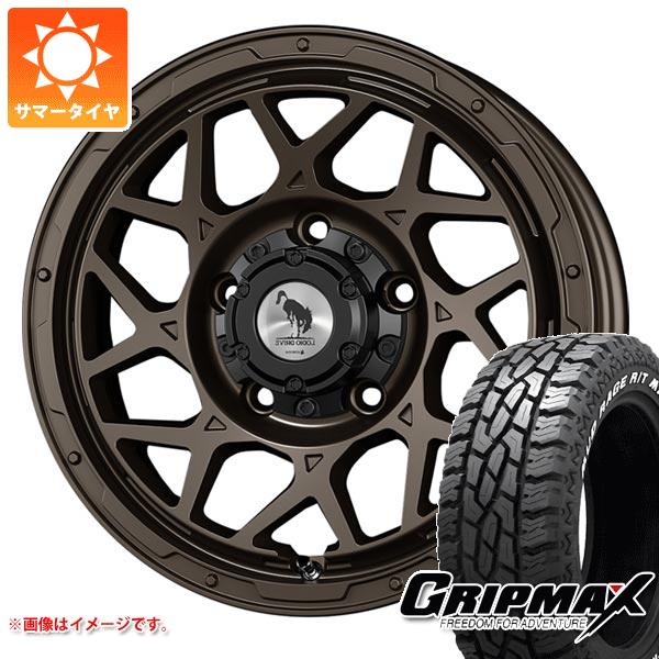 【タイヤ交換対象】5本セット ジムニー用 サマータイヤ グリップマックス マッドレイジ R/T MAX LT185/85R16 105/103Q ホワイトレター スーパースター ロディオドライブ 8M モノ 5.5-16 タイヤホイール5本セット