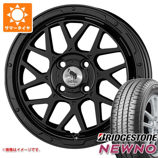 【タイヤ交換対象】アトレーワゴン S300系用 2024年製 サマータイヤ ブリヂストン ニューノ 165/60R15 77H スーパースター ロディオドライブ 8M モノ 4.5-15 タイヤホイール4本セット