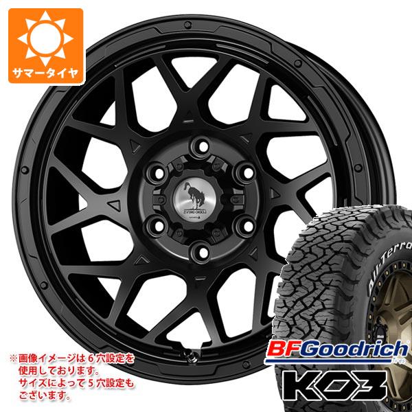 【タイヤ交換対象】5本セット FJクルーザー 10系用 サマータイヤ BFグッドリッチ オールテレーンT/A KO3 LT285/70R17 121/118S ホワイトレター スーパースター ロディオドライブ 8M モノ 8.0-17 タイヤホイール5本セット