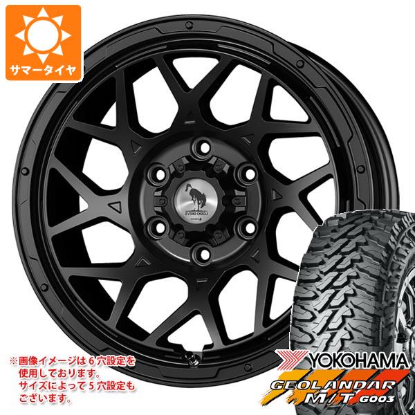 【タイヤ交換対象】デリカD:5用 サマータイヤ ヨコハマ ジオランダー M/T G003 LT215/70R16 100/ 97Q スーパースター ロディオドライブ 8M モノ 7.0-16 タイヤホイール4本セット