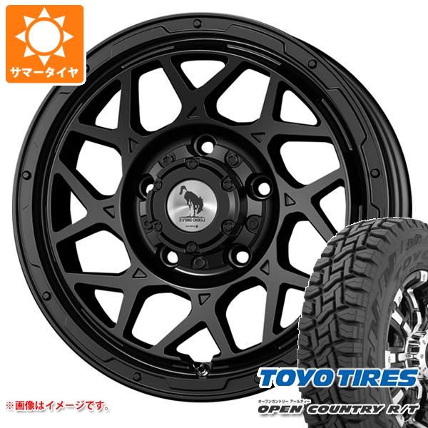【タイヤ交換対象】ジムニーシエラ JB74W用 2025年製 サマータイヤ トーヨー オープンカントリー R/T 215/70R16 100Q ブラックレター スーパースター ロディオドライブ 8M モノ 6.0-16 タイヤホイール4本セット