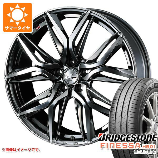 【タイヤ交換対象】サマータイヤ 225/50R18 95V ブリヂストン フィネッサ HB01 レオニス LM 8.0-18 タイヤホイール4本セット