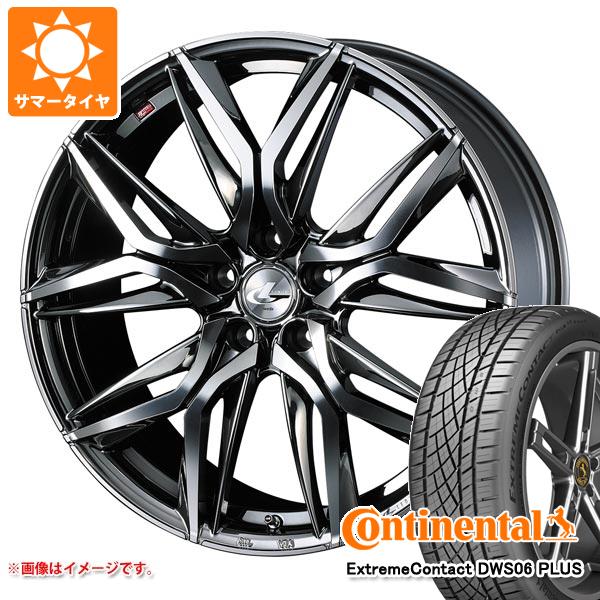 【タイヤ交換対象】サマータイヤ 245/35R20 95Y XL コンチネンタル エクストリームコンタクト DWS06 プラス レオニス LM 8.5-20 タイヤホイール4本セット