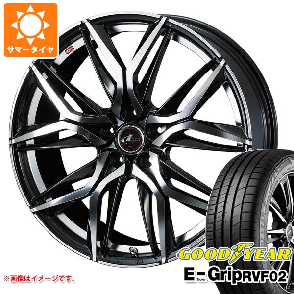 【タイヤ交換対象】サマータイヤ 245/35R20 95W XL グッドイヤー エフィシエントグリップ RVF02 レオニス LM 8.5-20 タイヤホイール4本セット