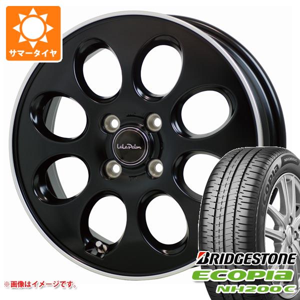 【タイヤ交換対象】サマータイヤ 165/65R15 81S ブリヂストン エコピア NH200C ララパーム オーバル 軽自動車・あげ軽用 4.5-15 タイヤホイール4本セット