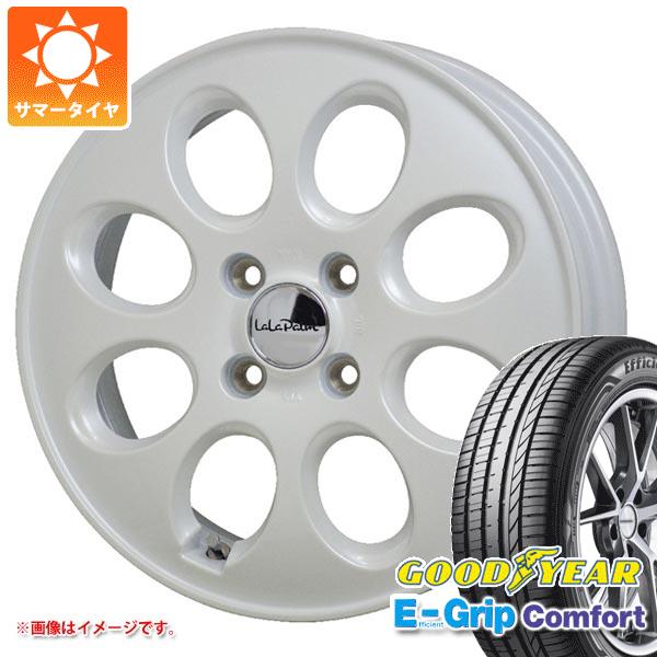 【タイヤ交換対象】サマータイヤ 155/55R14 69V グッドイヤー エフィシエントグリップコンフォート ララパーム オーバル 4.5-14 タイヤホイール4本セット