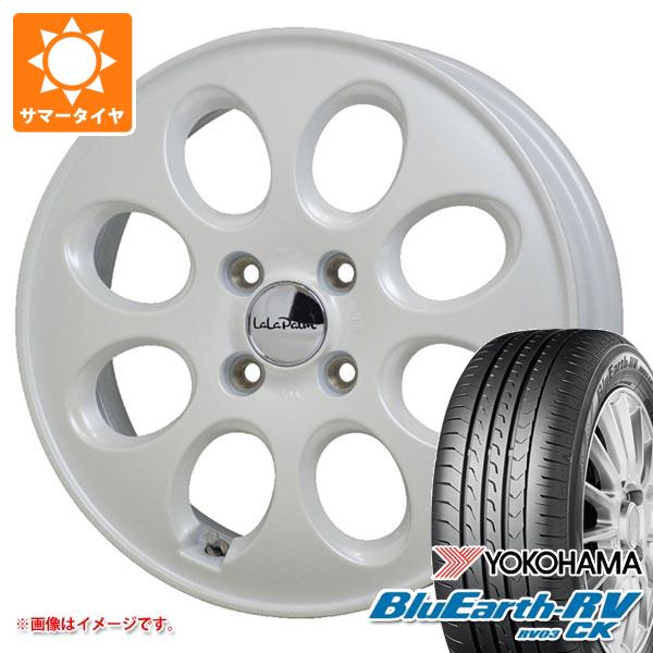 【タイヤ交換対象】キャリイ DA16T用 2024年製 サマータイヤ ヨコハマ ブルーアースRV RV03CK 165/65R14 79S ララパーム オーバル 4.5-14 タイヤホイール4本セット