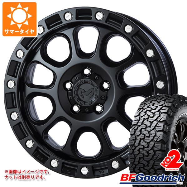 【タイヤ交換対象】5本セット ジープ ラングラー JK/JL系用 サマータイヤ BFグッドリッチ オールテレーンT/A KO2 33x12.50R17LT 120S ブラックレター MKW M204 タイヤホイール5本セット