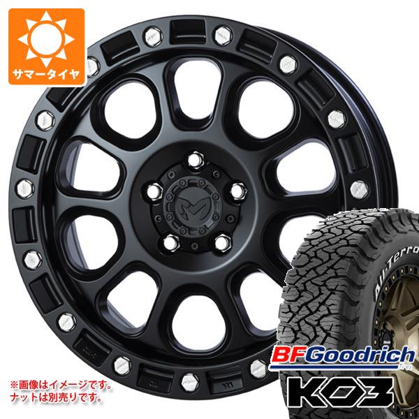 【タイヤ交換対象】T31エクストレイル用 サマータイヤ BFグッドリッチ オールテレーンT/A KO3 LT215/70R16 100/97S ホワイトレター MKW M204 7.0-16 タイヤホイール4本セット