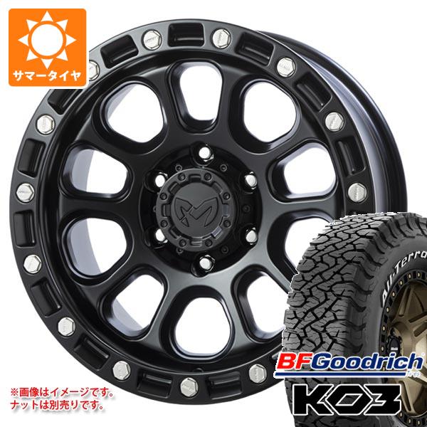 【タイヤ交換対象】ランドクルーザー プラド 150系用 サマータイヤ BFグッドリッチ オールテレーンT/A KO3 LT265/65R17 116/113S ホワイトレター MKW M204 8.0-17 タイヤホイール4本セット