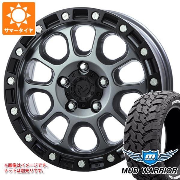 【タイヤ交換対象】ミツビシ エクリプスクロス GK系用 サマータイヤ モンスタ マッドウォーリアー LT235/70R16 104/101Q ホワイトレター MKW M204 7.0-16 タイヤホイール4本セット