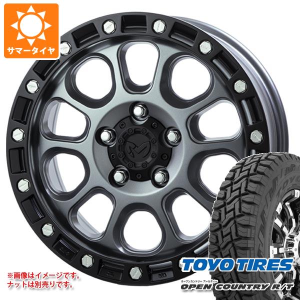 【タイヤ交換対象】CX-5 KE/KF系用 2024年製 サマータイヤ トーヨー オープンカントリー R/T LT225/70R16 102/99Q ホワイトレター MKW M204 7.0-16 タイヤホイール4本セット