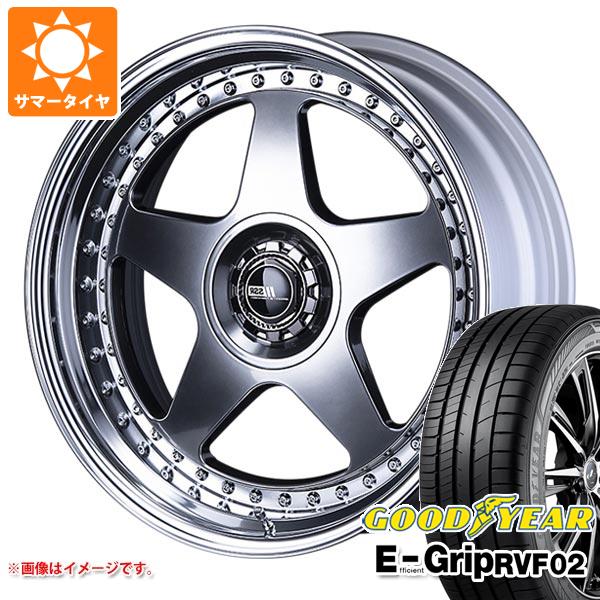 【タイヤ交換対象】サマータイヤ 245/35R20 95W XL グッドイヤー エフィシエントグリップ RVF02 SSR プロフェッサー SP6 アンダー 8.5-20 タイヤホイール4本セット