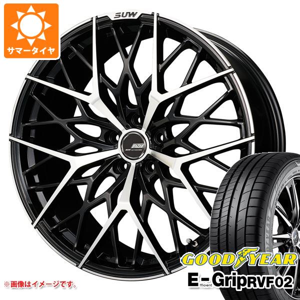 【タイヤ交換対象】サマータイヤ 245/45R20 103W XL グッドイヤー エフィシエントグリップ RVF02 クライメイト アリア M-5 8.5-20 タイヤホイール4本セット