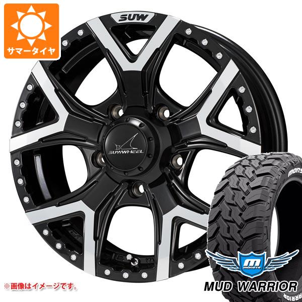 Rakuten - 【タイヤ交換対象】5本セット ジムニー JB64W用 2026年製 サマータイヤ モンスタ マッドウォーリアー LT215/70R16 107/105Q ホワイトレター クライメイト フォルテ 5.5-16 タイヤホイール5本セット
