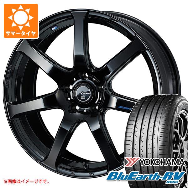 【タイヤ交換対象】サマータイヤ 215/45R17 91W XL ヨコハマ ブルーアースRV RV03 レオニス ナヴィア 07 7.0-17 タイヤホイール4本セット
