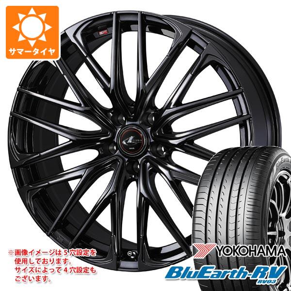 【タイヤ交換対象】2026年製 サマータイヤ 235/50R18 101V XL ヨコハマ ブルーアースRV RV03 レオニス SK 8.0-18 タイヤホイール4本セット