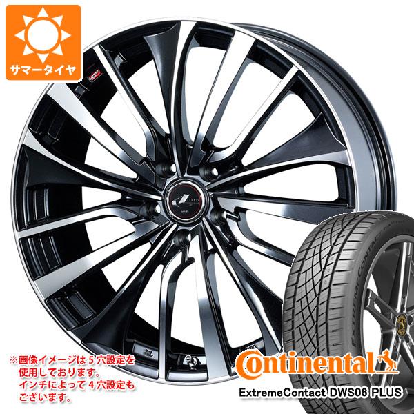 【タイヤ交換対象】サマータイヤ 235/60R18 107W XL コンチネンタル エクストリームコンタクト DWS06 プラス レオニス VT 8.0-18 タイヤホイール4本セット