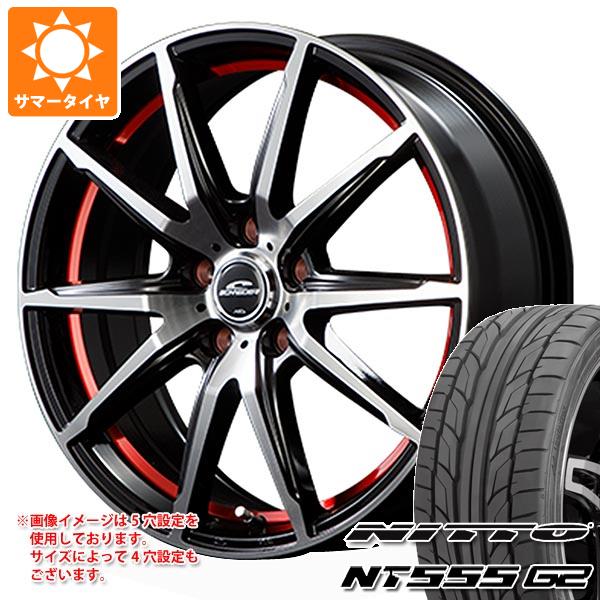 【タイヤ交換対象】サマータイヤ 215/50R17 95W XL ニットー NT555 G2 MID ホイールズ RX02 7.0-17 タイヤホイール4本セット