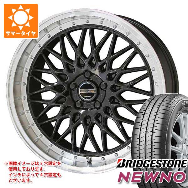 Rakuten - 【タイヤ交換対象】サマータイヤ 215/45R17 91W XL ブリヂストン ニューノ シュタイナー FTX 7.0-17 タイヤホイール4本セット