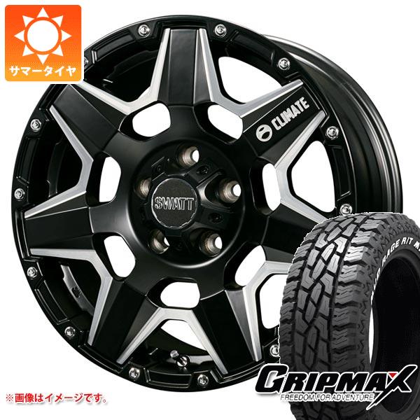 【タイヤ交換対象】エクリプスクロス GK系用 サマータイヤ グリップマックス マッドレイジ R/T MAX LT215/70R16 100/97R ホワイトレター クライメイト スワット 7.0-16 タイヤホイール4本セット