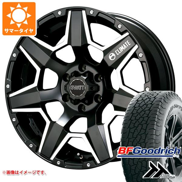 【タイヤ交換対象】ランドクルーザー プラド 150系用 サマータイヤ BFグッドリッチ トレールテレーンT/A 275/55R20 113T アウトラインホワイトレター クライメイト スワット 8.5-20 タイヤホイール4本セット