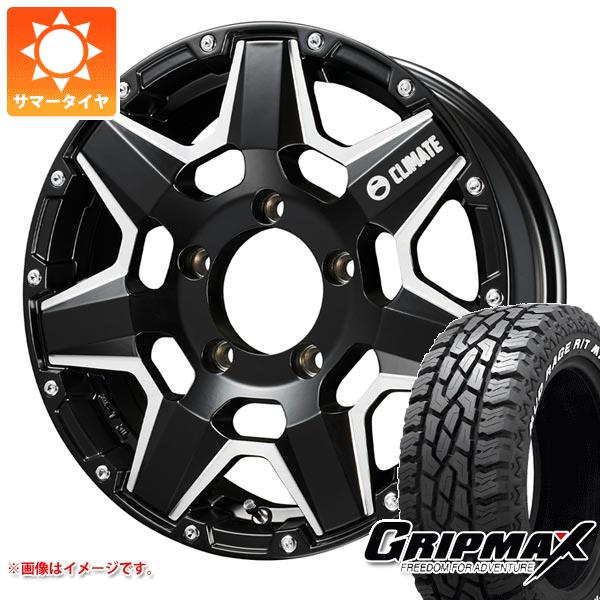 【タイヤ交換対象】5本セット スズキ ジムニーノマド JC74W用 サマータイヤ グリップマックス マッドレイジ R/T MAX LT185/85R16 105/103Q ホワイトレター クライメイト スワット 6.0-16 タイヤホイール5本セット