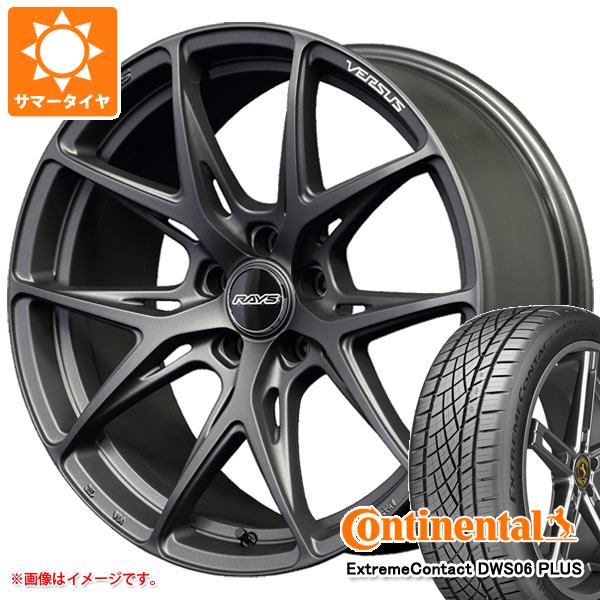 【タイヤ交換対象】サマータイヤ 215/40R18 89Y XL コンチネンタル エクストリームコンタクト DWS06 プラス レイズ ベルサス VV21S 8.0-18 タイヤホイール4本セット