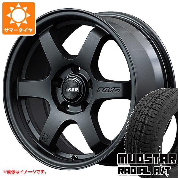 【タイヤ交換対象】ニッサン T31エクストレイル用 サマータイヤ マッドスター ラジアル A/T 215/65R16C 109/107L ホワイトレター レイズ グラムライツ 57DR-X2 7.0-16 タイヤホイール4本セット