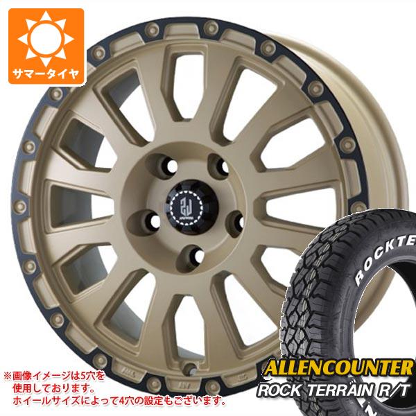 【タイヤ交換対象】ジープ レネゲード BU系用 サマータイヤ オーレンカウンター ロックテレーン R/T 215/65R16C 109/107Q ホワイトレター ラ・ストラーダ アヴェンチュラ タイヤホイール4本セット
