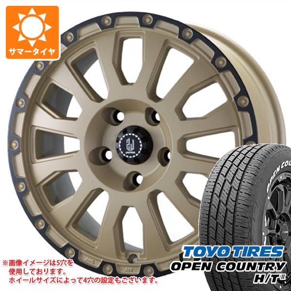 【タイヤ交換対象】ジープ レネゲード BU系用 サマータイヤ トーヨー オープンカントリー H/T2 225/65R17 102H ホワイトレター ラ・ストラーダ アヴェンチュラ タイヤホイール4本セット