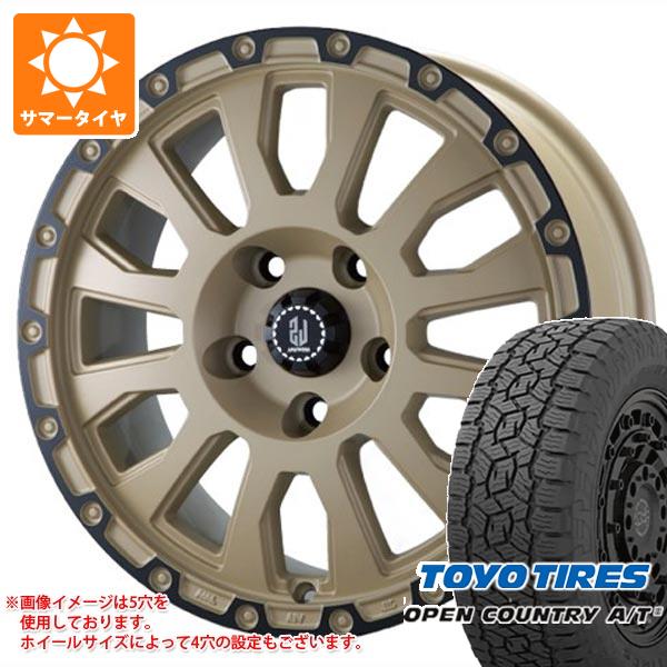 【タイヤ交換対象】ジープ レネゲード BU系用 サマータイヤ トーヨー オープンカントリー A/T3 215/70R16 100T ラ・ストラーダ アヴェンチュラ タイヤホイール4本セット