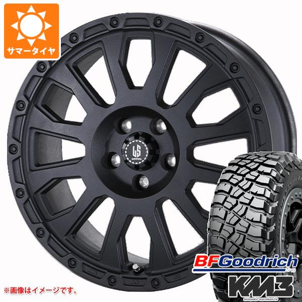 【タイヤ交換対象】5本セット ジープ ラングラー JK/JL系用 サマータイヤ BFグッドリッチ マッドテレーンT/A KM3 LT285/65R18 125/122Q ラ・ストラーダ アヴェンチュラ タイヤホイール5本セット