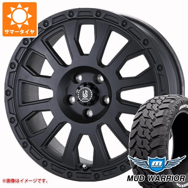 【タイヤ交換対象】5本セット ジープ ラングラー JK/JL系用 サマータイヤ モンスタ マッドウォーリアー LT265/70R17 121/118Q ホワイトレター ラ・ストラーダ アヴェンチュラ タイヤホイール5本セット