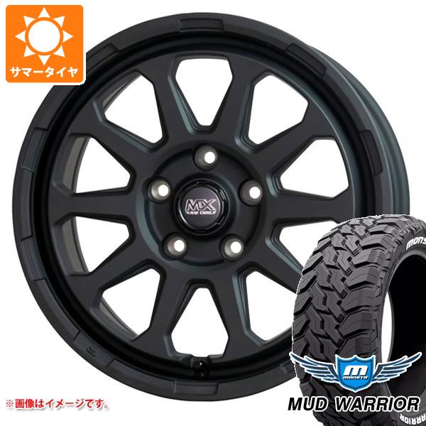 【タイヤ交換対象】エクリプスクロス GK系用 サマータイヤ モンスタ マッドウォーリアー LT215/70R16 107/105Q ホワイトレター マッドクロスレンジャー 7.0-16 タイヤホイール4本セット