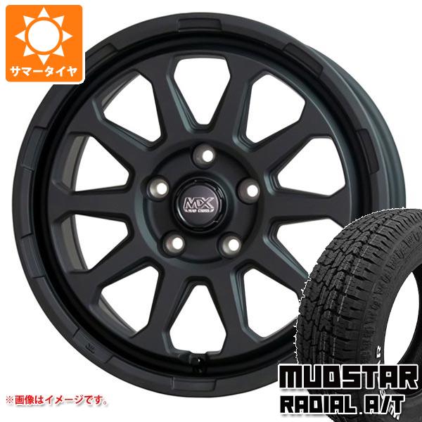 【タイヤ交換対象】T31エクストレイル用 サマータイヤ マッドスター ラジアル A/T 215/65R16C 109/107L ホワイトレター マッドクロスレンジャー 7.0-16 タイヤホイール4本セット
