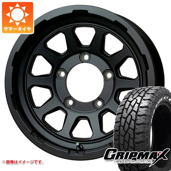 Rakuten - 【タイヤ交換対象】5本セット ジムニー JB64W用 サマータイヤ グリップマックス マッドレイジ R/T MAX LT215/70R16 100/97R ホワイトレター マッドクロスレンジャー 5.5-16 タイヤホイール5本セット