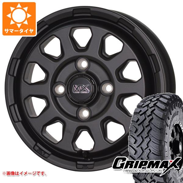 【タイヤ交換対象】アトレーワゴン S300系用 サマータイヤ グリップマックス マッドレイジ M/T 185R14C 102/100Q ホワイトレター マッドクロスレンジャー 4.5-14 タイヤホイール4本セット